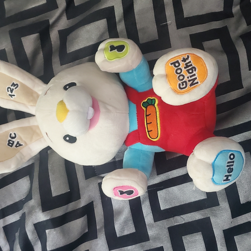 Harry The Bunny Babyfirst Stuffed Talking & Singing Animal Plush Toy
